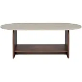 CALICOSY - Table basse avec deux plateaux L110 cm - ASTER