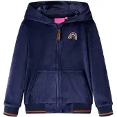 vidaXL Veste à capuche pour enfants bleu marine 104