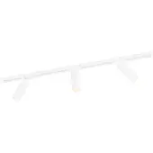 LEDVION systeme rail LED 1m monophase Blanc 3 spots blanc chaud