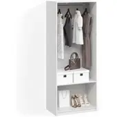 Livinity Armoire à vêtements Trento Blanc , Model 58970