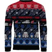 Aaa Merchandise Pull de Noël Transformers, taille L