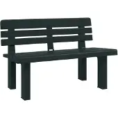 vidaXL Banc de jardin vert 110x52x71 cm Polypropylène