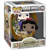 Funko POP! Figurine POP Deluxe Disney Blanche-Neige - Blanche-Neige et la méchante reine Vitrail #1694