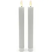 Relaxdays 2 bougies LED en cire (2x)