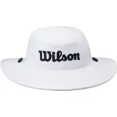 Wilson Chapeau de soleil Golf - Blanc/Noir, Taille unique