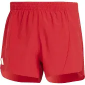 Adidas Pantalon de sport 'Adizero Essentials' rouge / blanc cassé