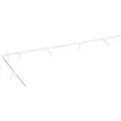 LEDVION systeme rail LED 3m monophase Blanc 5 spots blanc chaud