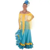 Creaciones Llopis Costume De Danse Sévillane Turquoise
