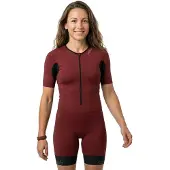 Sailfish Aerosuit Perform 2 Short Sleeve Trisuit Rouge M Femme