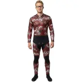 Picasso Thermal Skin 3 Mm Spearfishing Pants Rouge 2XL Homme