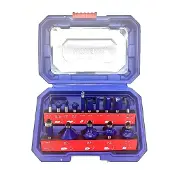 Workpro Milling Cutters Bit 15 Pieces Violet