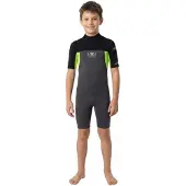 Ocean & Earth Shorty à Manches Courtes Avec Fermeture éclair Dans Le Dos Free Flex Spring 2 Mm