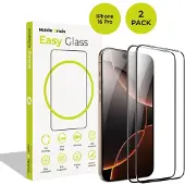 Mobile Origin EasyGlass (2 pcs, Apple iPhone 16 Pro), Téléphone portable : film de protection, Transparent