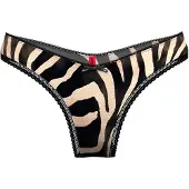HUGO Unique 10273201 Red Thong Beige S Femme