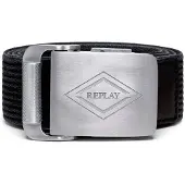 Replay Am2682.000.a0005h Belt Noir 95 cm Homme
