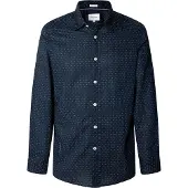 Pepe Jeans pour homme. PM3090837 Chemise Craig navy (L), Casuel, Coton, Manche longue, Marine