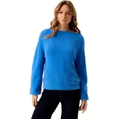 Garcia femme Pull, XXL, Bleu