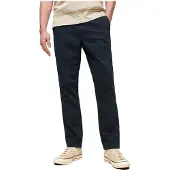 Superdry pour homme. M7011135A Pantalon chino International marine (31/32), Casuel, Coton