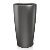 Lechuza Jardinière Rondo 40 ALL-IN-ONE Charbon métallique 15743