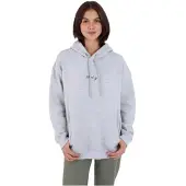 Hurley Script Only Hoodie Gris L Femme