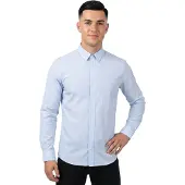 Calvin Klein K10k114180 Long Sleeve Shirt Bleu XS Homme