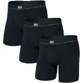 Saxx Essential Boxers 3 Units Noir XS Homme