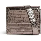JW PEI Mini Flap Metal Bag Marron