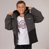 Jack & Jones Veste matelassée Brady garçons - Asphalt