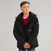 Trespass Parka isolée imperméable garçons - Noir