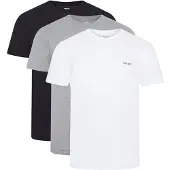 DKNY Lot de trois t-shirts géants hommes - Noir/Blanc/Grey Marl