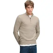 Superdry Homme Pull Essential Laine Légère Coupe Ajustée Cream Taille: L