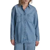 DKNY Chemise à Manches Longues Dw2100266 Oversized