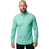 Tommy Hilfiger Mw0mw30675 Long Sleeve Shirt Vert S Homme