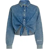 Karl lagerfeld Jeans B3w11033 Long Sleeve Shirt Bleu XS Femme