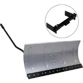 vidaXL Lame à neige pour tracteur à gazon avec adaptateur 100 cm