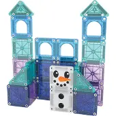 Magna-Tiles - Jeu de construction magnétique microMAGS - Paysage hivernal (26 pièces)
