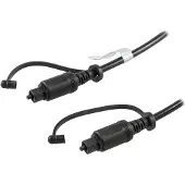 Deltaco TOTO-2 - Toslink - Toslink - 2 m - noir (2 m, Câble Toslink)