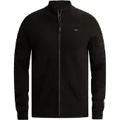Vanguard Vestes en maille 'Bonded cotton cardigan with allover textured pattern' noir