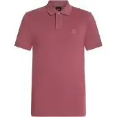 BOSS Passenger 10256683 Orange Short Sleeve Polo Rouge S Homme