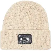 Oakley Apparel Ellipse Patch Waffle Beanie Beige