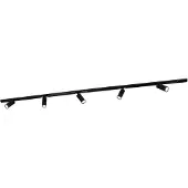 LEDVION systeme rail LED 2m monophase Noir 5 spots RGB