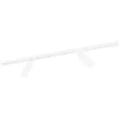 LEDVION systeme rail LED 1m monophase Blanc 2 spots blanc chaud