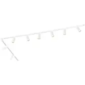 LEDVION systeme rail LED 3m monophase Blanc 8 spots blanc chaud