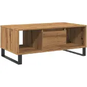 vidaXL Table basse Artisan-Chêne 90x50x36,5 cm Bois composite