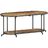 vidaXL Étagère TV 100x42x40 cm Vieux bois massif
