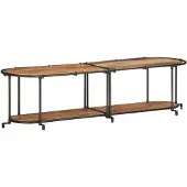 vidaXL Étagère TV 160x42x40 cm en bois massif d'acacia
