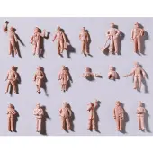 Auhagen H0 Figurines Gare non peintes