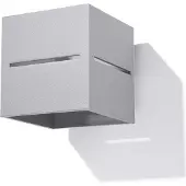 Sollux Applique LOBO gris 1xG9 8W aluminium 10x12x10cm Lighting