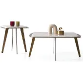 AEA Elegantes Couchtisch-Set Designer Marmor Beistelltisch Kaffeetisch