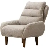 AEA Exklusiver Beiger Relaxsessel Designer Wohnzimmer Polstersessel